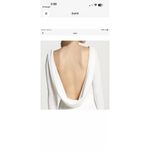 Katie May NOEL & JEAN  Cowl Back Long Crepe Wedding Gown Dress Off-White 12 NWT Photo 2