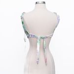 Becca  Swimwear. Reversible Everglade Banded Bikini Top. Photo 6