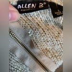 Allen B by Allen Schwartz gold sequin hi low‎ sweater size L Size L Photo 5