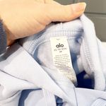 Alo Accolade Hoodie Pullover Sweatshirt Steel Blue XS Photo 1