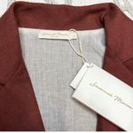 Revolve NWT  x Savannah Morrow Jada Cropped Jacket In Mahogany Photo 5
