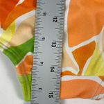 Old Navy Bikini Swim Bottoms Women XXL White Colorful Tropical High Rise Beachy Photo 8