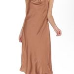 Show Me Your Mumu NWT - Verona Cowl Dress color: copper luxe satin size: XXS Photo 1