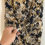 Diane Von Furstenberg DVF Ani Silk Animal Print Strapless Wide Leg Jumpsuit Photo 5