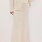 DISSH SALMA IVORY MAXI SKIRT White Photo 0