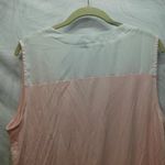 Faith and joy Pink Blouse Semi Sheer Sleeveless Size XL Photo 3