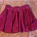 Pink Metallic Skirt Size L Photo 0