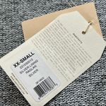 Obey NWT Propaganda Silver Lining Metallic Raglan Pullover Sweater | Silver XXS Photo 6