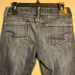 American Eagle  Outfitters Blue Ankle Cropped Denim Jeans Stretch Artist SZ 8 Y2K Photo 7