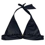 Michael Kors Swim Black Halter Bikini Top Size Medium Photo 2