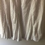 Textured White Midi Skirt Size M Photo 1