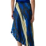 Adrienne Landau  Blue Pleated Assymetrical Skirt Sz XL NWT Photo 11