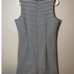 Attention Black and White Striped Sleeveless Sheath Dress Size L/G Photo 1