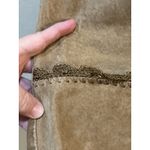 Coldwater Creek  leather crochet vest womens western‎ cowgirl rodeo Size Large Photo 5