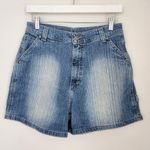 American Vintage Vintage Riveted by Lee Mid Wash Denim Jean Shorts High Waisted Jorts Photo 7