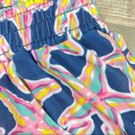 Simply Southern Tassel Hem Starfish Print Elastic Waist Shorts Blue Pink S/M Photo 5