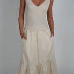 Rodeo Boutique Cream Mini Dress Tan Photo 0