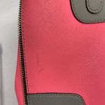 Rebecca Minkoff  Amorous Satchel Bright Pink Gray Leather Bag Crossbody Strap Photo 3
