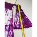 Just From Bali Purple Tie Dye Off Shoulder Bell Sleeve midi‎ Dress one size S ,M Photo 8