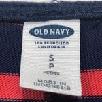 Old Navy  red navy striped dress small‎ petite Photo 4
