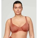 CUUP The Scoop Underwire Bra 30G Smoothing Unlined Clay Terracotta NEW Size undefined Photo 0