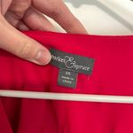 Market & Spruce  STITCH FIX Plus Size Cleve Flutter Sleeve Blouse Raspberry Pink Photo 3