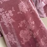 Vanity Room Mauve Floral Velvet Bell Sleeve Dress Pink Size M Photo 1