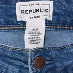 FOR THE REPUBLIC Skinny Ankle Jeans with rips Photo 1