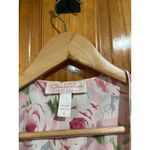 Oscar de la Renta Vintage  Black Pink Feminine Floral Robe & Gown Set Slip Dress Photo 6