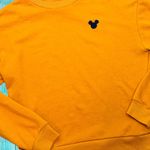 H&M Divided by Women’s XS Disney’s Mickey Mouse Mustard Yellow Sweatshirt • GUC Photo 3