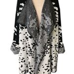 POL Oversized Open Front Waterfall Cardigan M/L Photo 9
