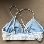 Alo Yoga Vapor Splendor Gingham Bra Blue Skies XS Photo 6