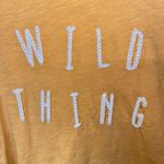 Blank Paige Yellow Wild Thing Rope Embroidered Short Sleeve T-Shirt Size Small Photo 4