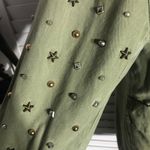 ZARA  Girls Parka Studded Cargo Jacket Military Green 11 12 Photo 11