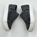 Blowfish Dark Gray Mamba Wedge Slip On Canvas Sneakers Size 7.5 Photo 3