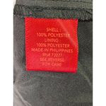 Jennifer Lopez Smocked Waist Floral Mock-Wrap Dress 3/4 Sleeve Black Multi Med Photo 8