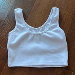 Signature 8  White Cropped Tank Top Photo 1