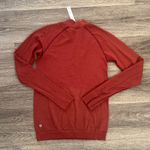 Lululemon  Women's Rust Crewneck Top Athletic Love Sleeve Size Medium Photo 1