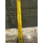 H&M  Women's Size 12 Olive Green Denim Mini Skirt with Pockets Photo 3