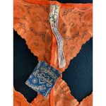 Free People Intimately   Orange Lace Women’s Bra Pullover Racerback M Photo 1
