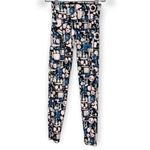 Bandier One Size Geo Graphic Blue Flynn Wearable Art High Rise Leggings Photo 3
