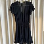 Francesca's mi Ami black mini wrap dress Photo 4