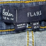 Boden Denim Flare High Rise Jeans Size 6 Wide Leg Medium‎ Wash Blue Photo 4