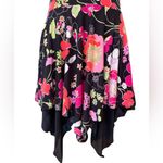 Graffiti New York Y2K Flower Power Hippie Fairy Mermaid Handkerchief Hem Dress Size M Photo 2