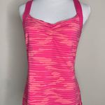 The North Face  Workout Top Built In Bra Sz Large Pink Orange Photo 0