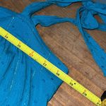 Rose + Olive  sz large tank top ties on shoulder adjustable elastic stretch back Photo 4