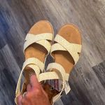 Skechers Bobs espadrille wedge memory foam comfort walking sandals NWT size 10 Photo 6