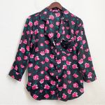 Betsey Johnson Floral Satin Short PJ Set Size M Photo 6