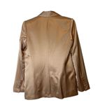 ALC Frank A.L.C. Dakota Satin Blazer Sirocco Neutral Notch Lapel Size 4 NWT Photo 3