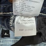 Miss Me  Low-Rise Bootcut Jeans Size 27 with Cow Fur and Rhinestones Photo 8